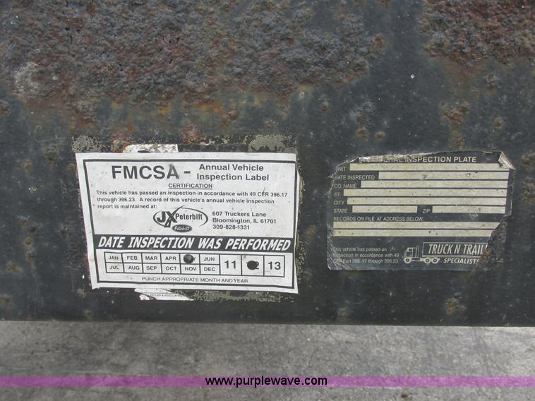 image for item E7185 2007 Ledwell LW48 HT2-10-PP Hydratail trailer