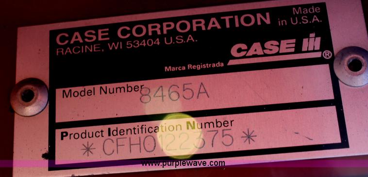 image for item AA9137 1997 Case IH 8465A round baler