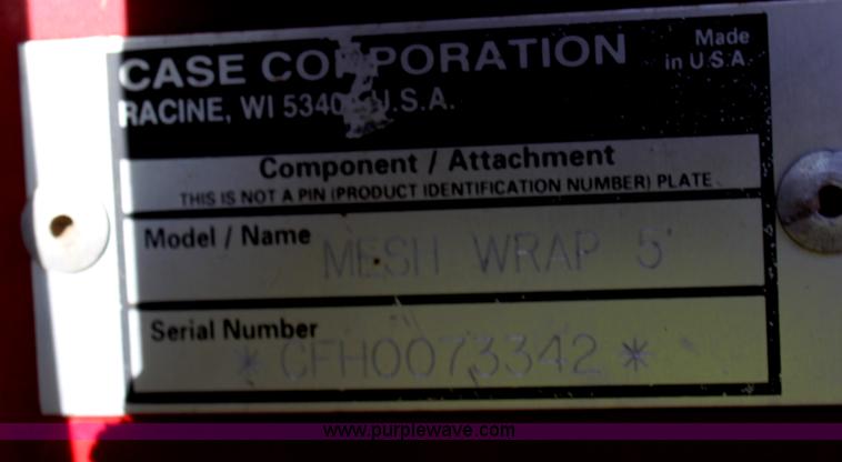 image for item AA9137 1997 Case IH 8465A round baler