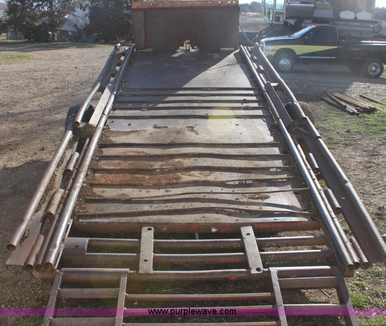 image for item AA9140 Shop built tilt deck trailer