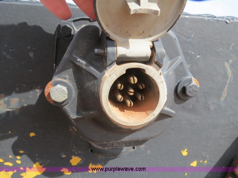 image for item B4709 2005 Shop built 37.5' drop deck trailer