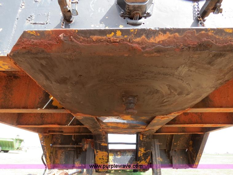 image for item B4709 2005 Shop built 37.5' drop deck trailer