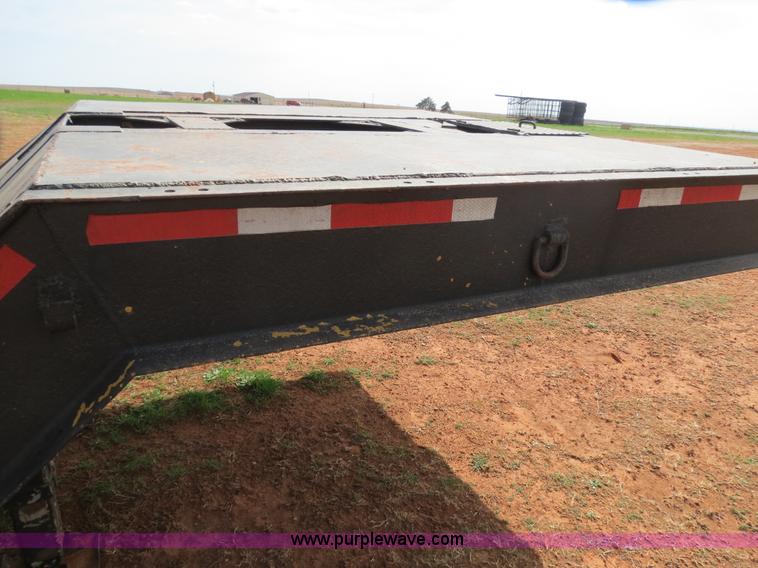 image for item B4709 2005 Shop built 37.5' drop deck trailer