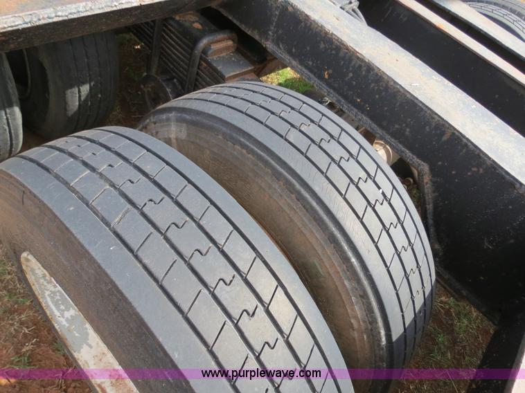 image for item B4709 2005 Shop built 37.5' drop deck trailer