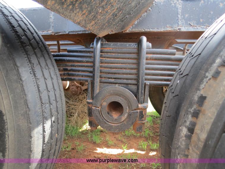 image for item B4709 2005 Shop built 37.5' drop deck trailer