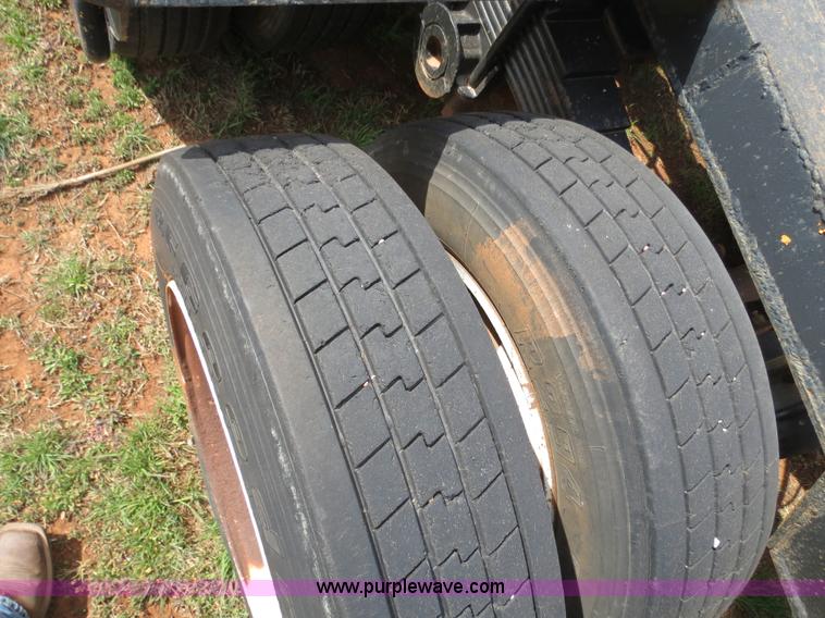 image for item B4709 2005 Shop built 37.5' drop deck trailer