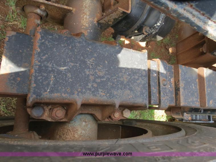 image for item B4709 2005 Shop built 37.5' drop deck trailer