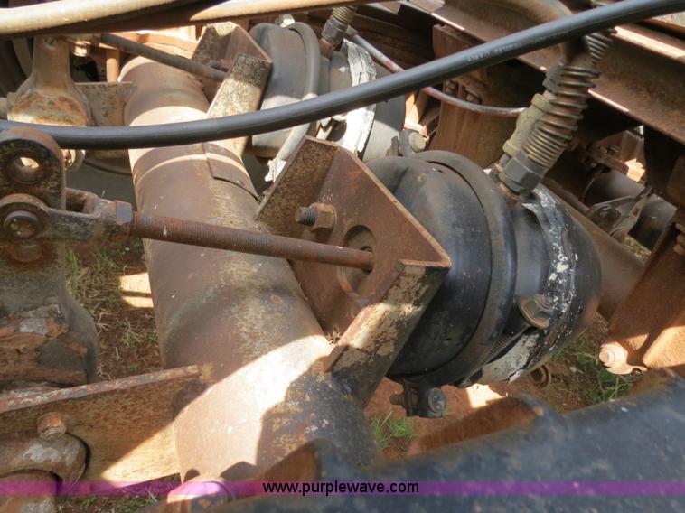 image for item B4709 2005 Shop built 37.5' drop deck trailer