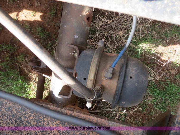 image for item B4709 2005 Shop built 37.5' drop deck trailer