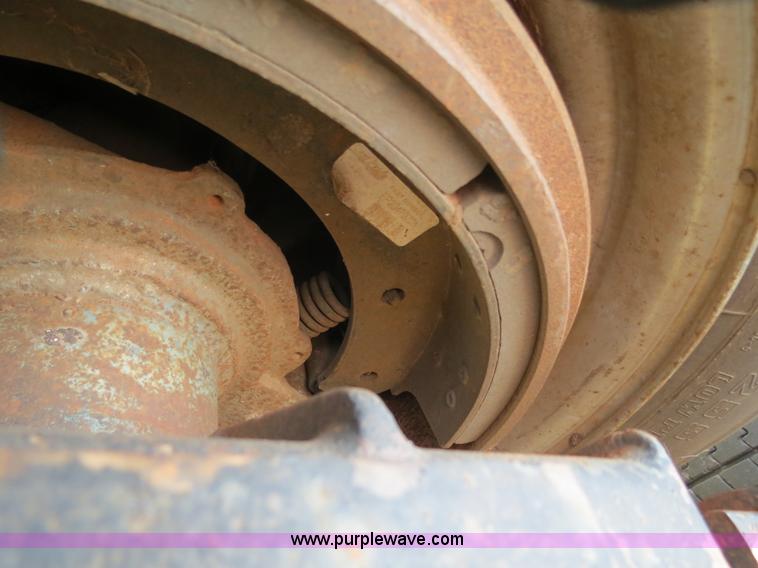 image for item B4709 2005 Shop built 37.5' drop deck trailer