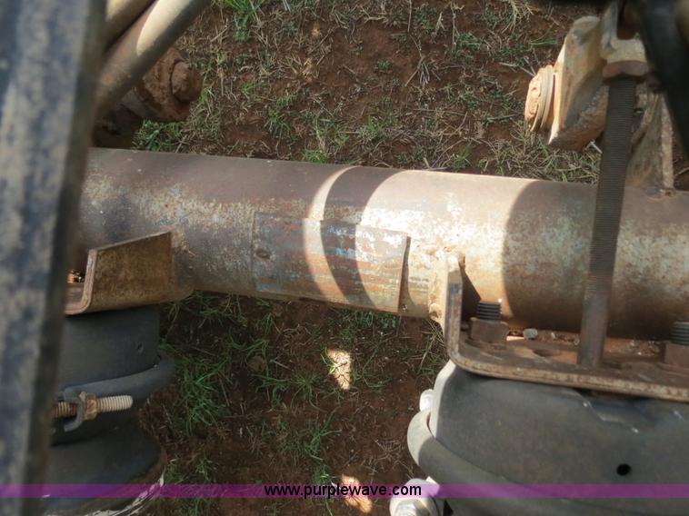 image for item B4709 2005 Shop built 37.5' drop deck trailer