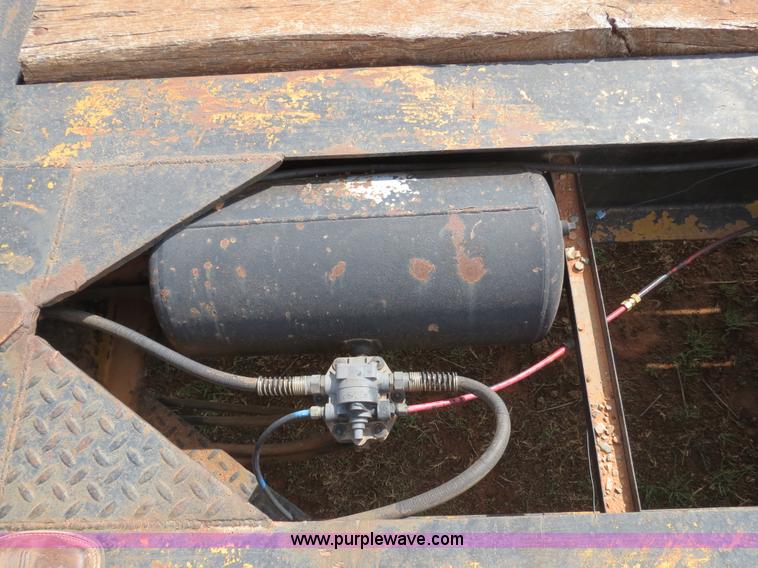 image for item B4709 2005 Shop built 37.5' drop deck trailer