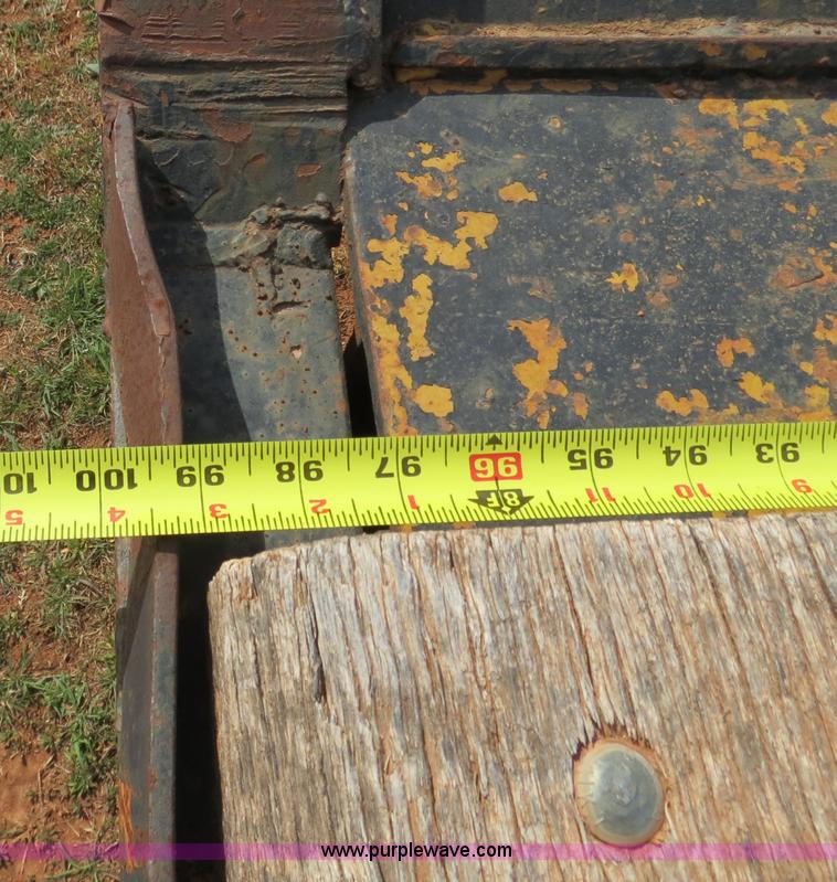 image for item B4709 2005 Shop built 37.5' drop deck trailer