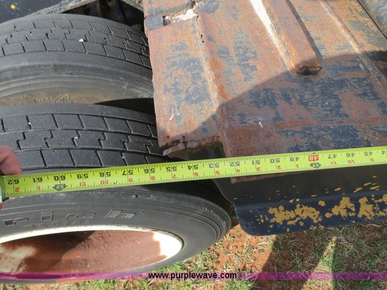 image for item B4709 2005 Shop built 37.5' drop deck trailer