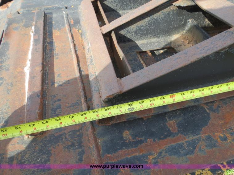 image for item B4709 2005 Shop built 37.5' drop deck trailer