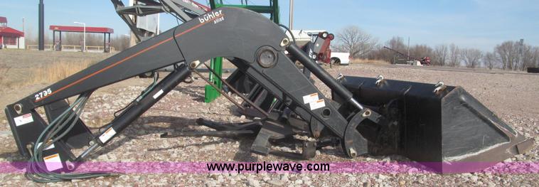 image for item B5431 Buhler Allied 2795 mid mount loader and bale spear
