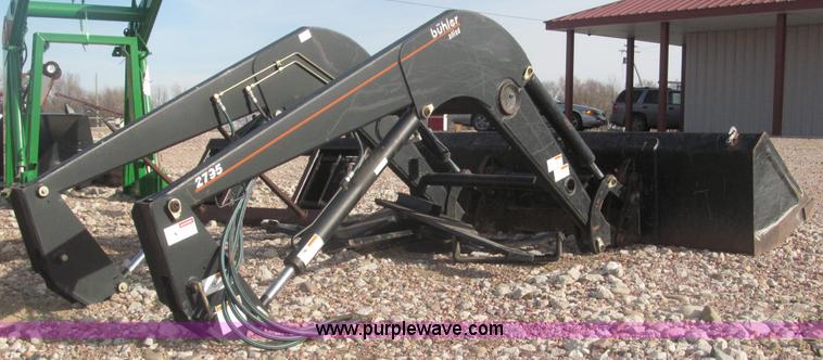 image for item B5431 Buhler Allied 2795 mid mount loader and bale spear