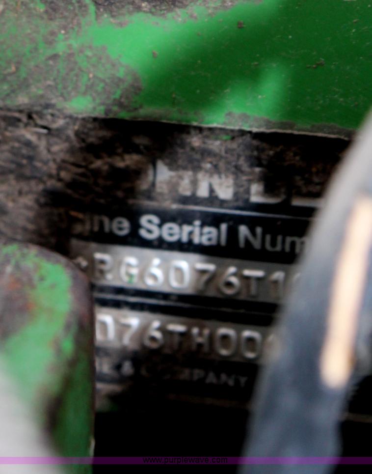 image for item C1005 1989 John Deere 9500 RWA combine