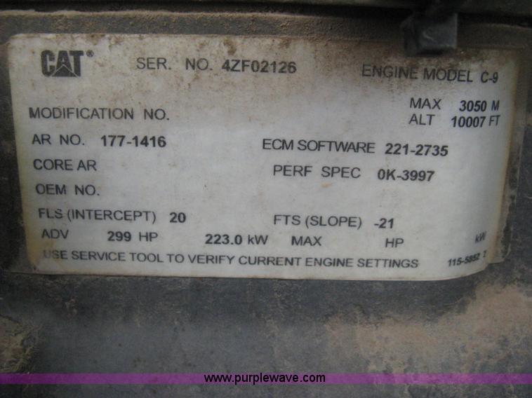 image for item E3325 2002 Caterpillar Challenger MT755 tractor