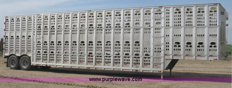 image for item E3357 2010 Barrett cattle pot trailer