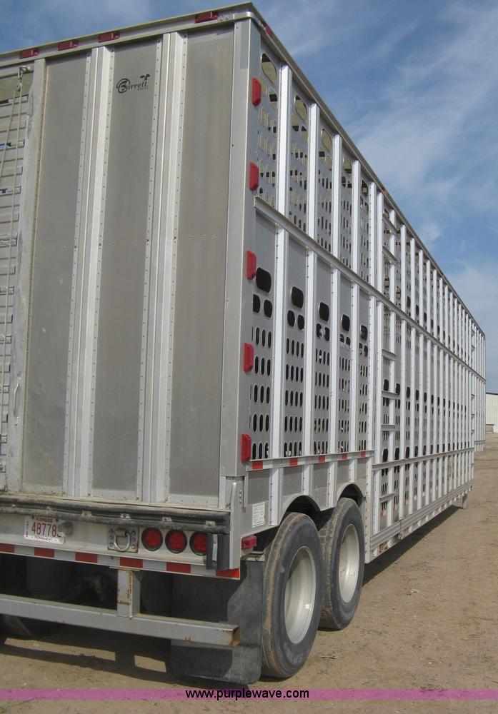 image for item E3357 2010 Barrett cattle pot trailer