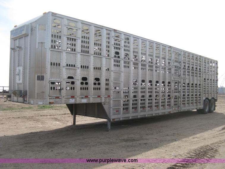image for item E3357 2010 Barrett cattle pot trailer