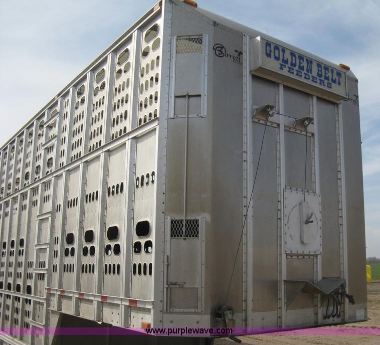 image for item E3357 2010 Barrett cattle pot trailer