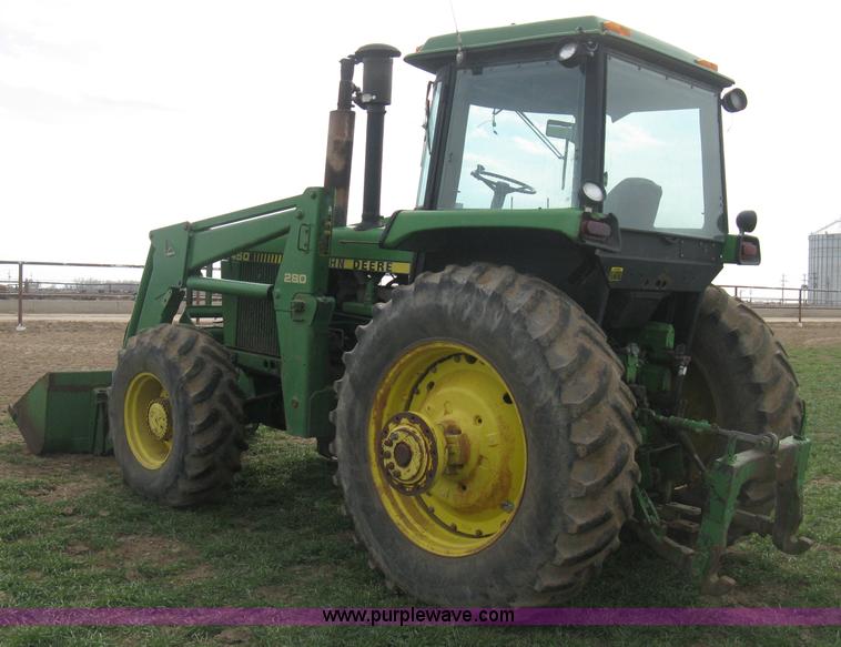 image for item E3359 1988 John Deere 4450 MFWD tractor