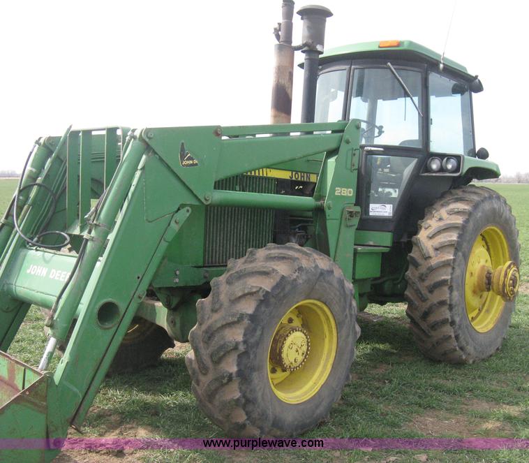 image for item E3359 1988 John Deere 4450 MFWD tractor