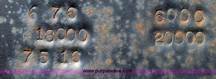 image for item E3845 1976 Hillsboro gooseneck trailer