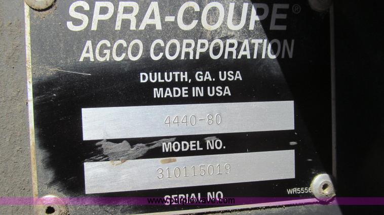 image for item E3846 2000 SpraCoupe 4440-80 2WD sprayer