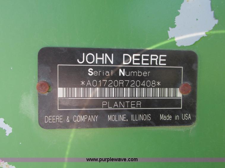 image for item E5029 John Deere 1720 Integral Stack-Fold planter