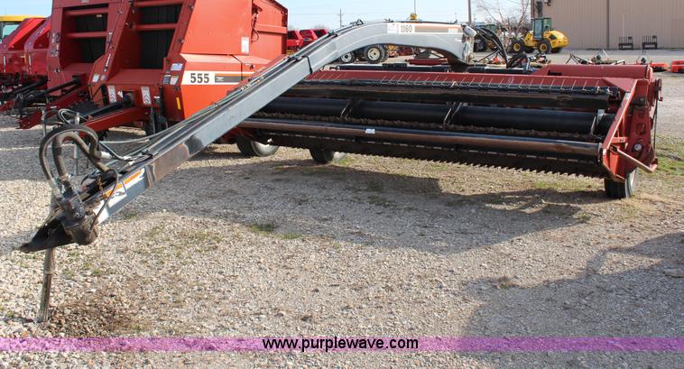 image for item F2806 Hesston 1160 Hydro-Swing swather