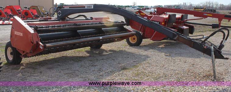 image for item F2806 Hesston 1160 Hydro-Swing swather