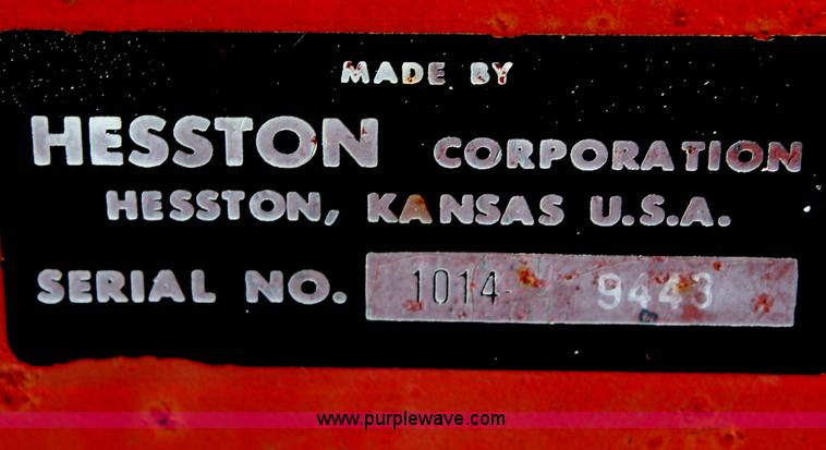 image for item F2829 Hesston 1014 Hydro-Swing swather