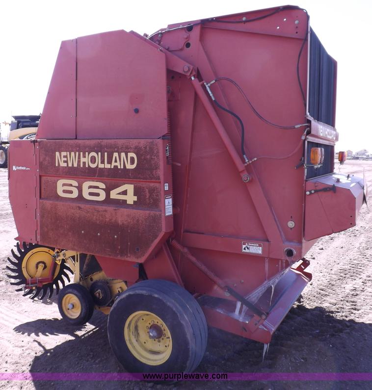 image for item F6485 1997 Case IH 664 round baler