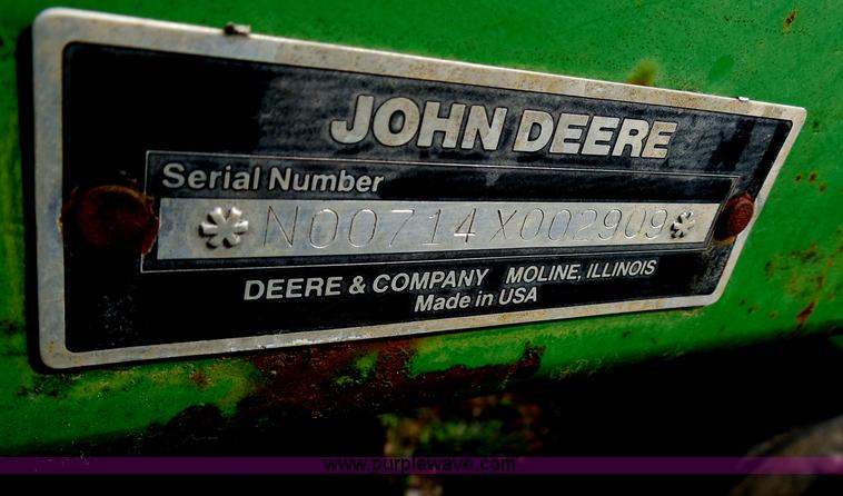 image for item F8795 John Deere 714 mulch tiller