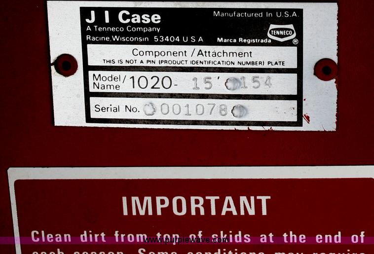 image for item G5259 Case IH 1020 flex head