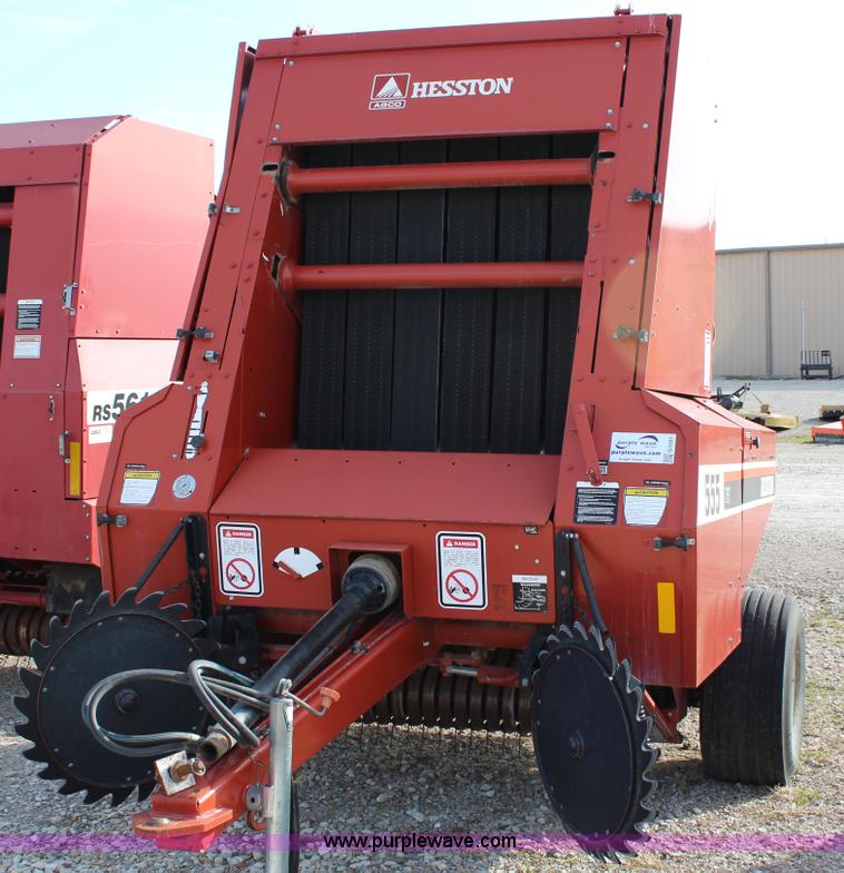 image for item G5351 Hesston 555 round baler