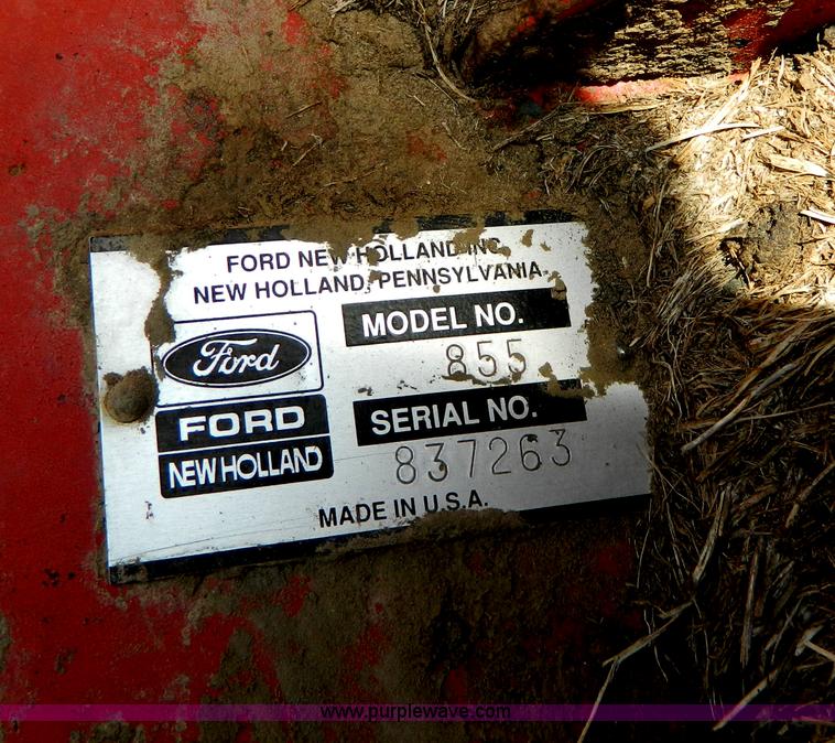 image for item G7820 1990 New Holland 855 round baler