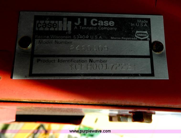 image for item G7821 1989 Case IH 8460 round baler