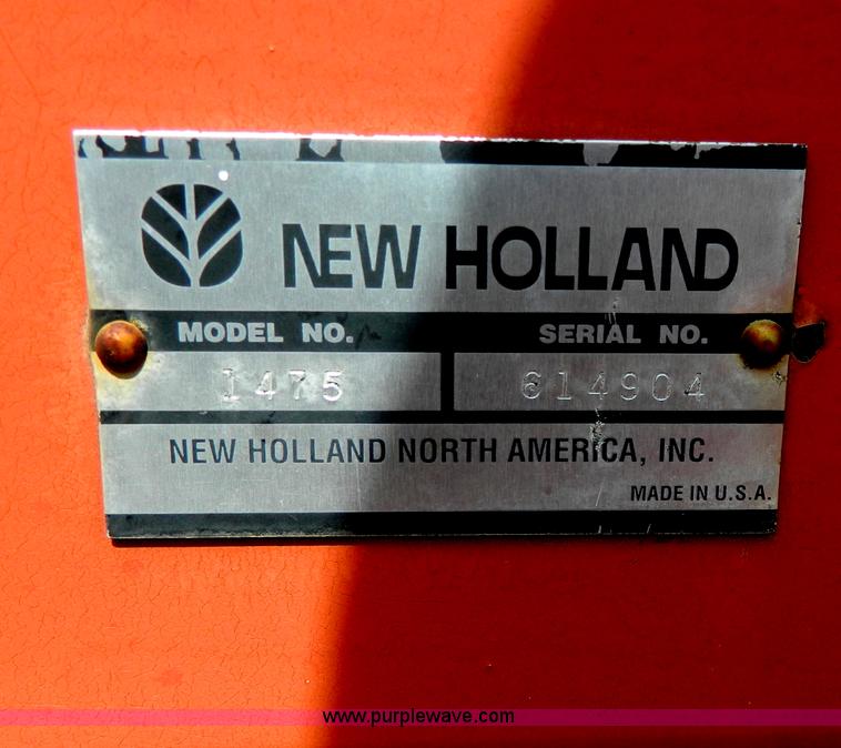 image for item G7822 New Holland 1475 swather hitch