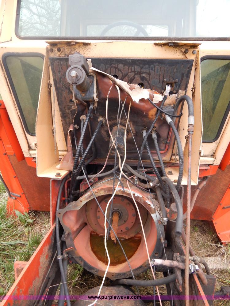 image for item V9926 1972 Case 2470 tractor cab and parts