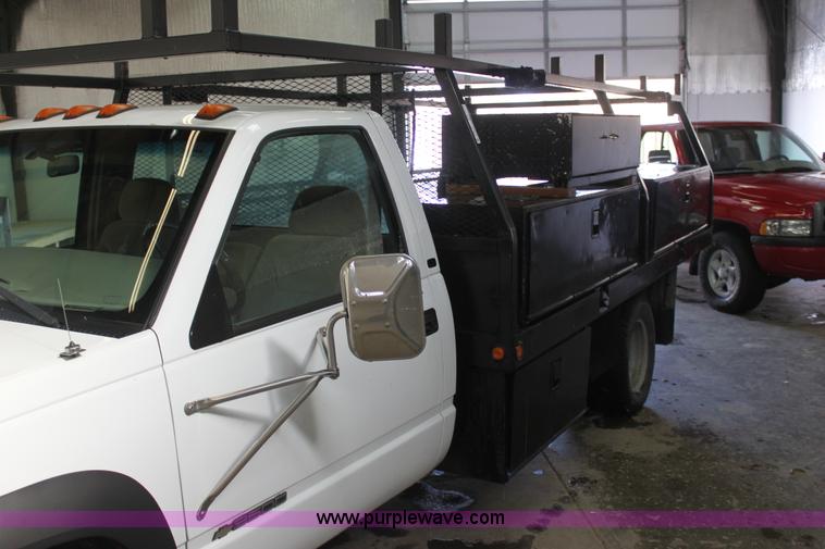 image for item AA9094 1999 Chevrolet 3500 LS flatbed pickup truck