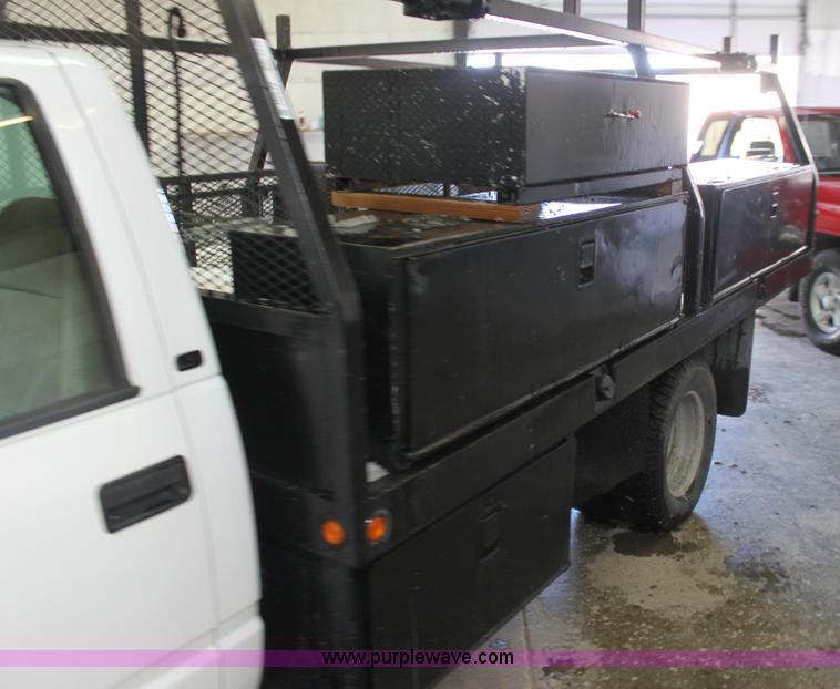 image for item AA9094 1999 Chevrolet 3500 LS flatbed pickup truck