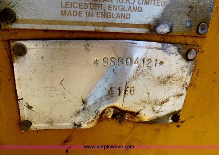 image for item B4680 1994 Caterpillar 416B backhoe