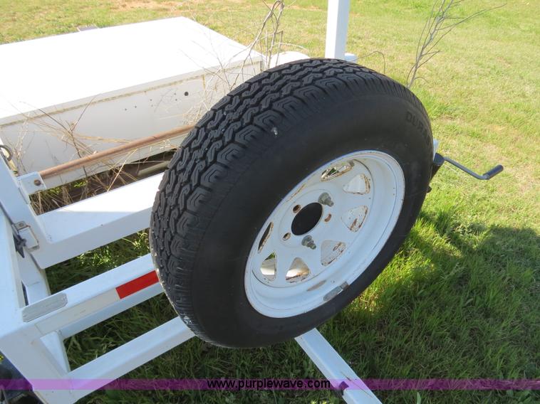 image for item B4690 MPH radar speed sign trailer