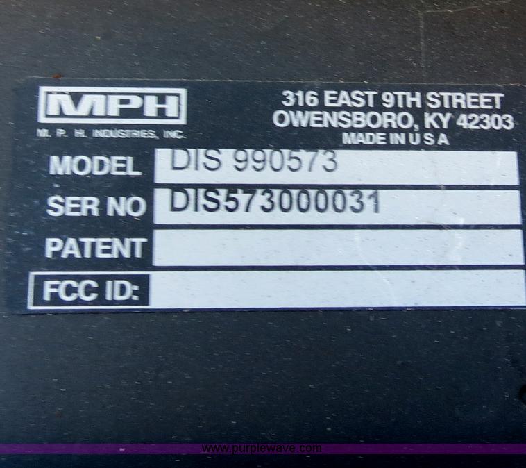 image for item B4690 MPH radar speed sign trailer