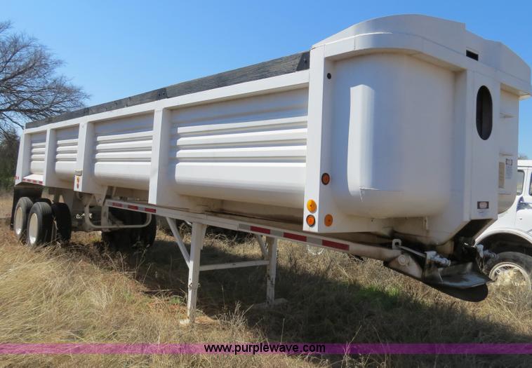 image for item B4693 1994 Clement LW3228 32ft dual tandem axle end dump trailer