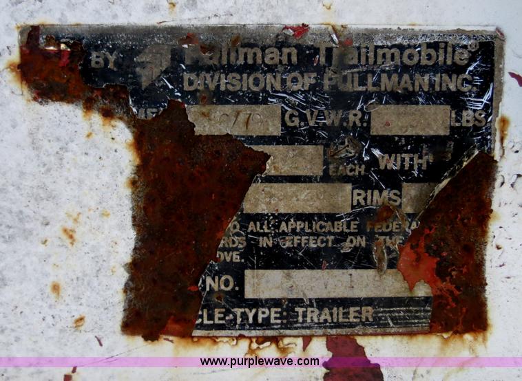 image for item B4695 1979 Trailmobile 45' dual tandem axle van trailer